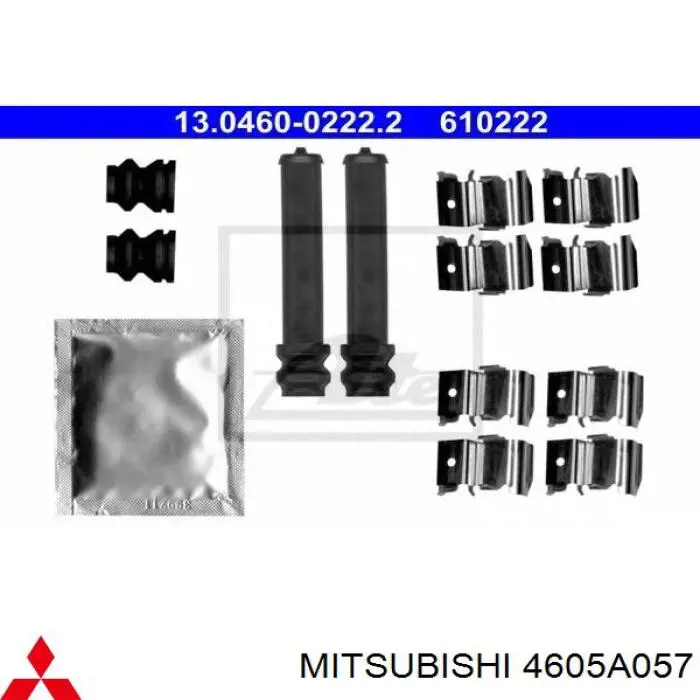 Kit de reparação das sapatas do freio Mitsubishi 4605A057 preço, a partir de 18,23 USD
