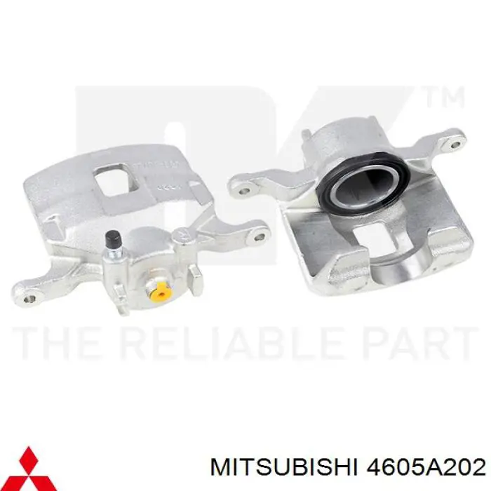 4605A202 Mitsubishi Suporte do freio dianteiro direito