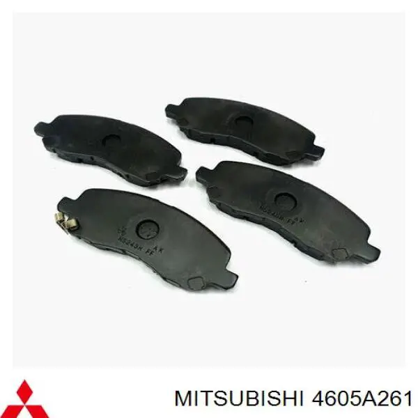 Compre 4605A261 Mitsubishi Sapatas do freio dianteiras de disco