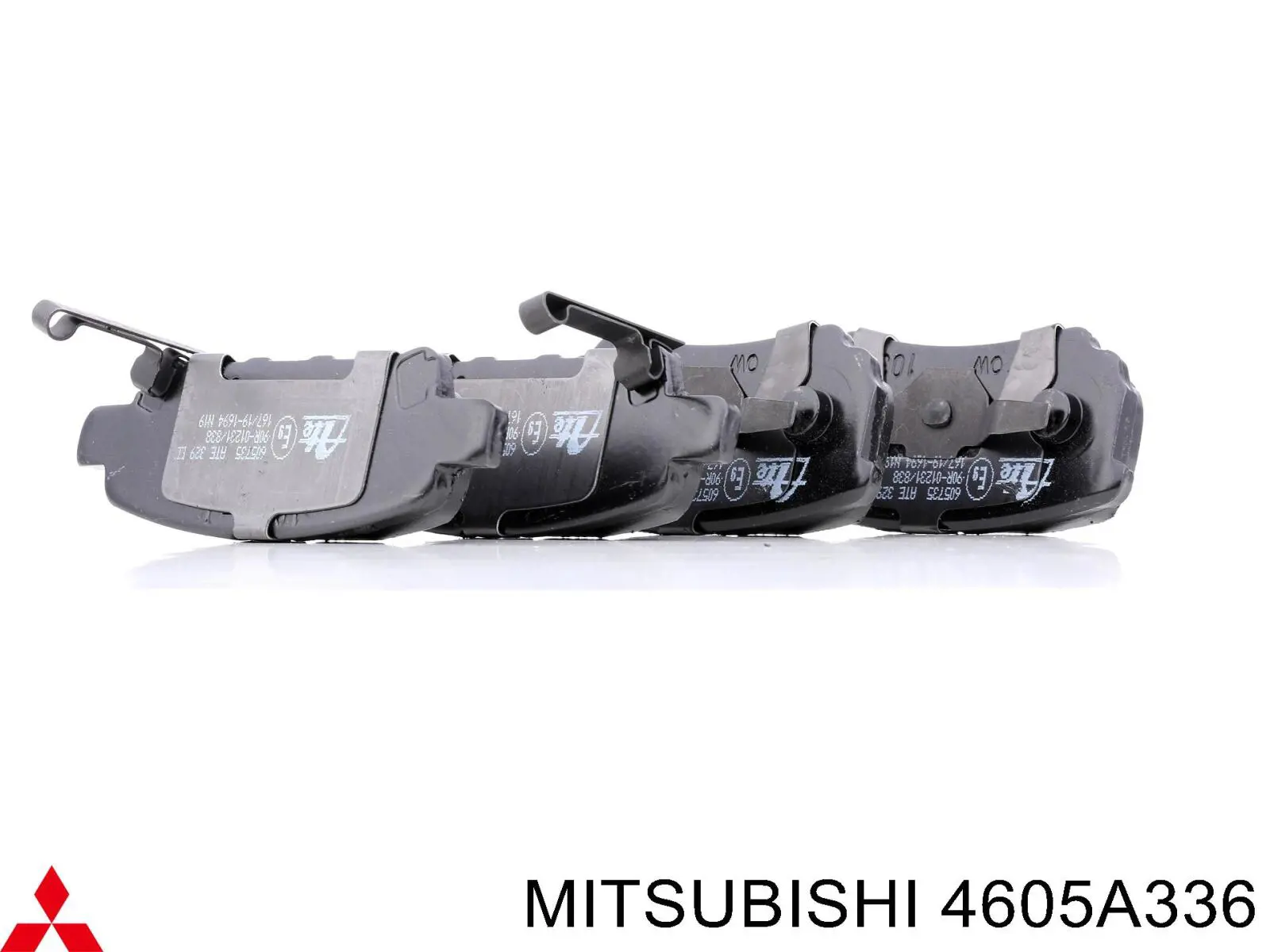 Compre 4605A336 Mitsubishi Sapatas do freio traseiras de disco