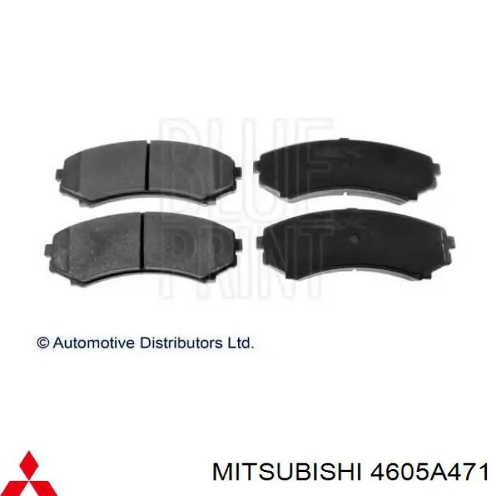 Sapatas do freio dianteiras de disco Mitsubishi 4605A471 preço, a partir de 18,38 USD