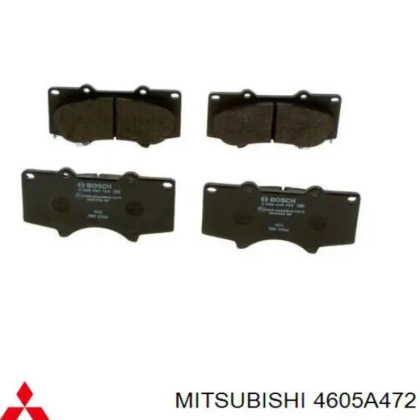 Sapatas do freio dianteiras de disco Mitsubishi 4605A472 preço, a partir de 22,67 USD