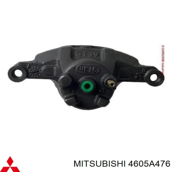 4605A476 Mitsubishi Suporte do freio dianteiro direito