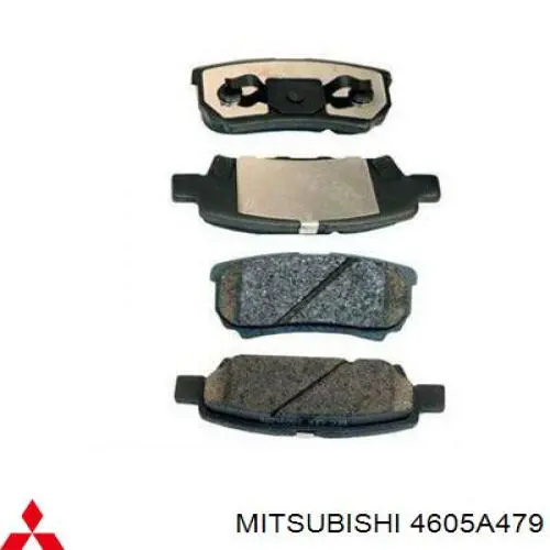 Sapatas do freio traseiras de disco Mitsubishi 4605A479 preço, a partir de 27,17 USD