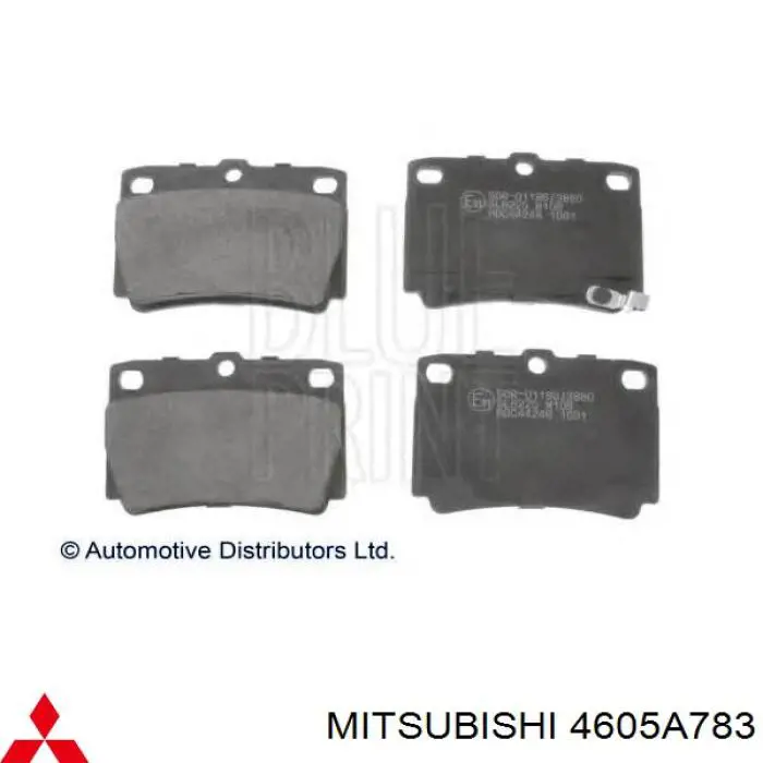 Sapatas do freio traseiras de disco Mitsubishi 4605A783 preço, a partir de 30,47 USD