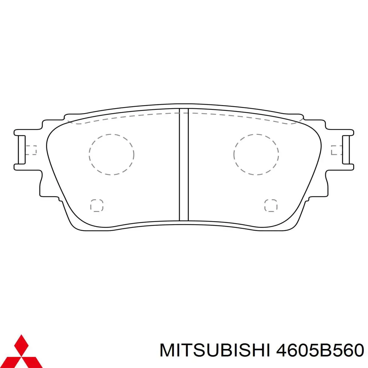 Sapatas do freio traseiras de disco Mitsubishi 4605B560 preço, a partir de 23,06 USD