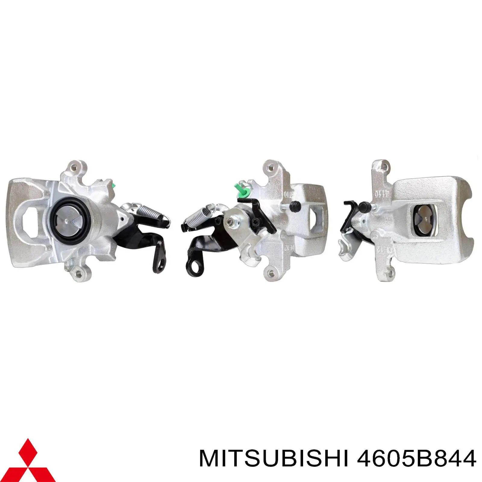 4605B844 Mitsubishi Suporte do freio traseiro direito