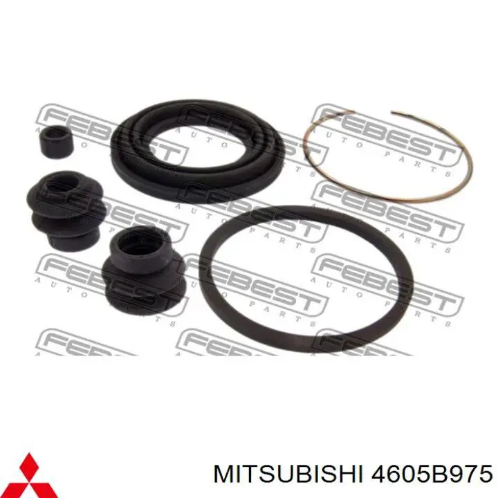 4605B975 Mitsubishi Kit de reparação de suporte do freio traseiro