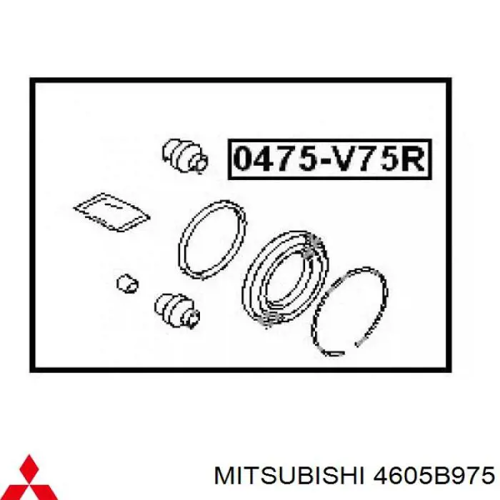 Kit de reparação de suporte do freio traseiro Mitsubishi 4605B975 preço, a partir de 16,68 USD