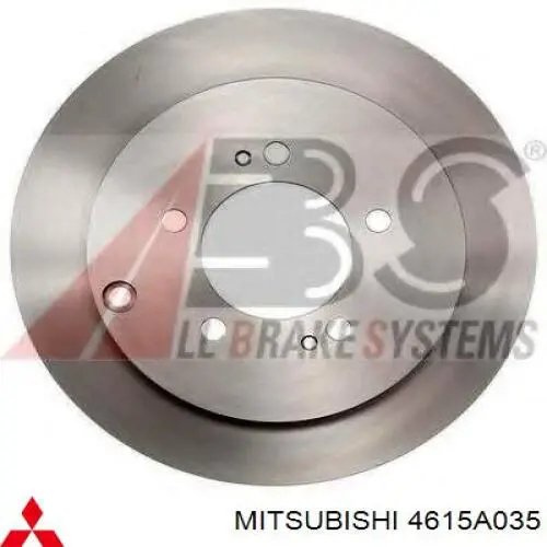Disco do freio traseiro Mitsubishi 4615A035 preço, a partir de 39,07 EUR