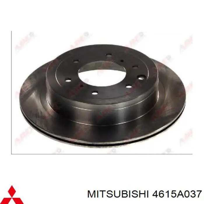 Disco do freio traseiro Mitsubishi 4615A037 preço, a partir de 144,64 USD