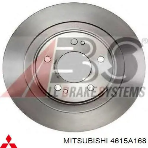 4615A168 Mitsubishi Disco do freio traseiro