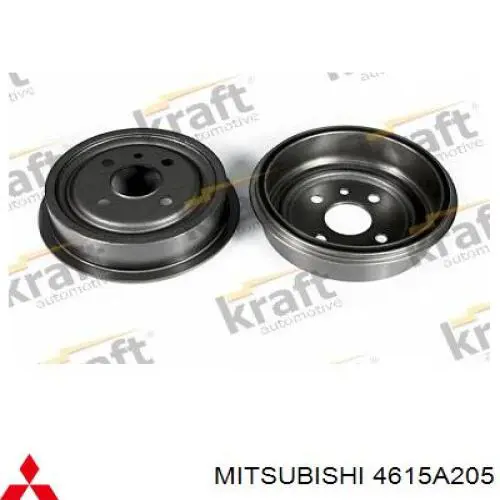 Tambor do freio traseiro Mitsubishi 4615A205 preço, a partir de 121,14 USD