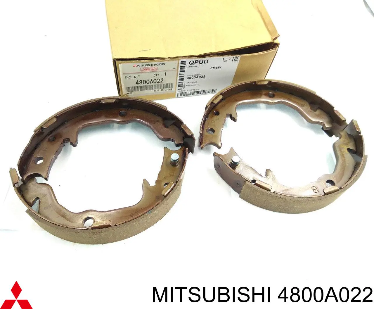 4800A022 Mitsubishi Sapatas do freio de estacionamento
