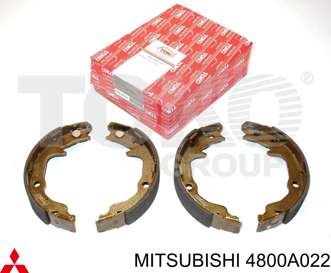 Sapatas do freio de estacionamento Mitsubishi 4800A022 preço, a partir de 33,86 USD