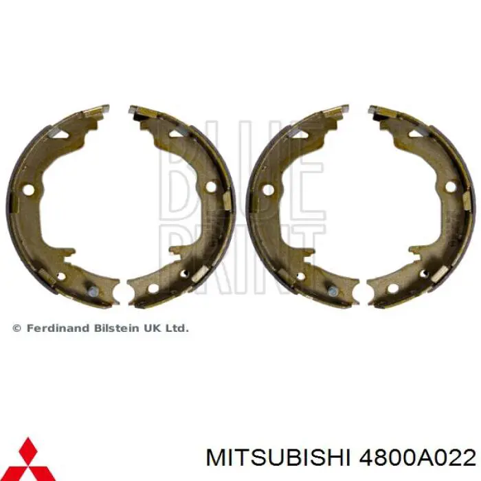 Compre 4800A022 Mitsubishi Sapatas do freio de estacionamento