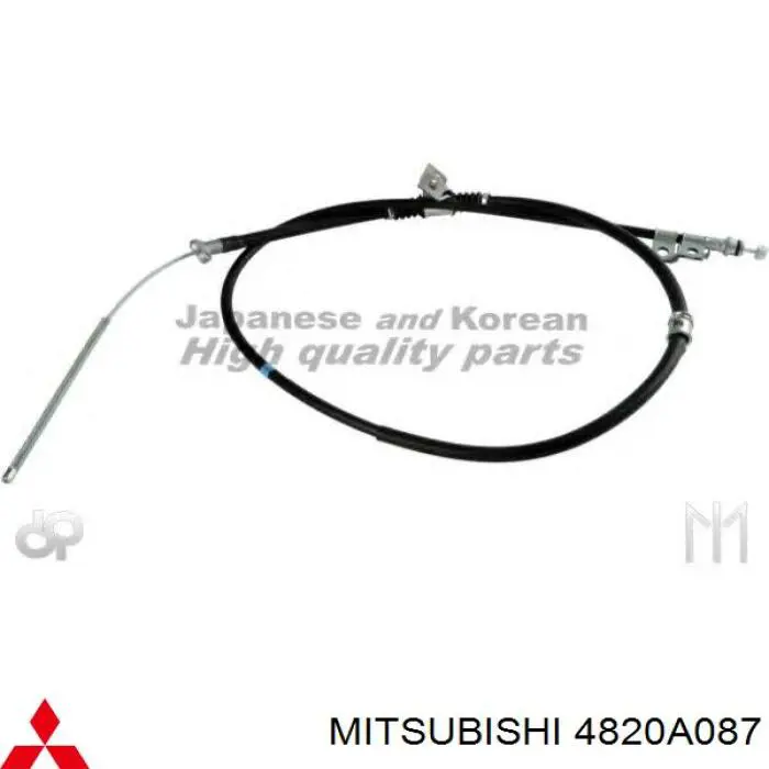 Cabo do freio de estacionamento traseiro esquerdo Mitsubishi 4820A087 preço, a partir de 39,59 USD