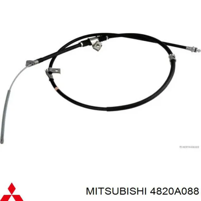 4820A088 Mitsubishi Cabo do freio de estacionamento traseiro direito