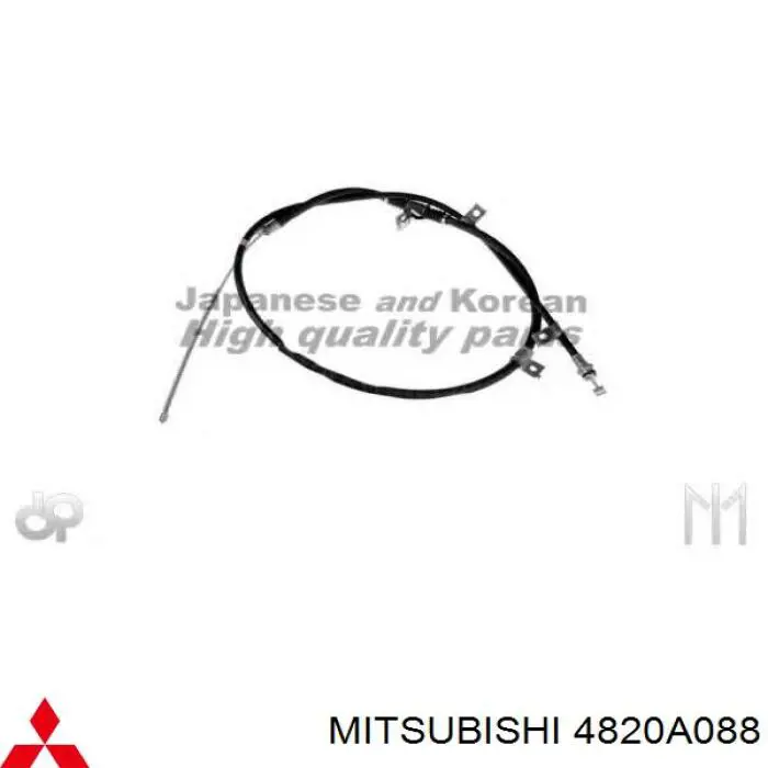 Cabo do freio de estacionamento traseiro direito Mitsubishi 4820A088 preço, a partir de 38,29 USD