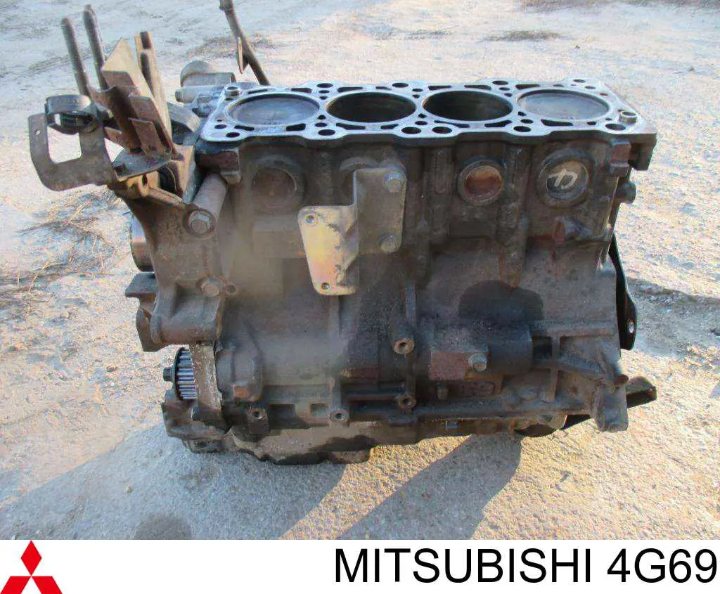 4G69 Mitsubishi Motor montado