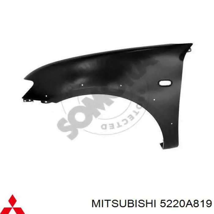 Compre 5220A819 Mitsubishi Pára-lama dianteiro esquerdo