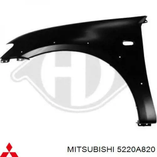 Pára-lama dianteiro direito Mitsubishi 5220A820 preço, a partir de 119,90 USD