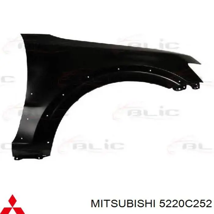 Pára-lama dianteiro direito Mitsubishi 5220C252 preço, a partir de 107,68 USD