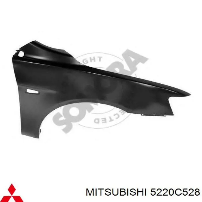 Pára-lama dianteiro direito Mitsubishi 5220C528 preço, a partir de 69,84 USD