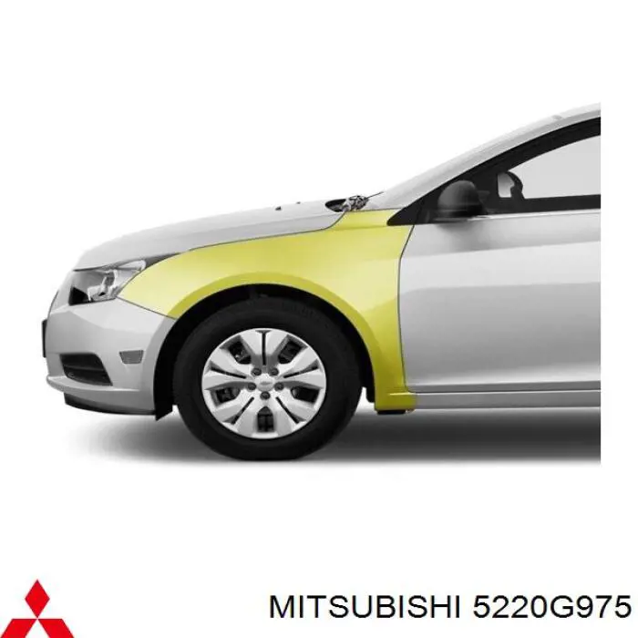 Pára-lama dianteiro esquerdo Mitsubishi 5220G975 preço, a partir de 263,03 USD