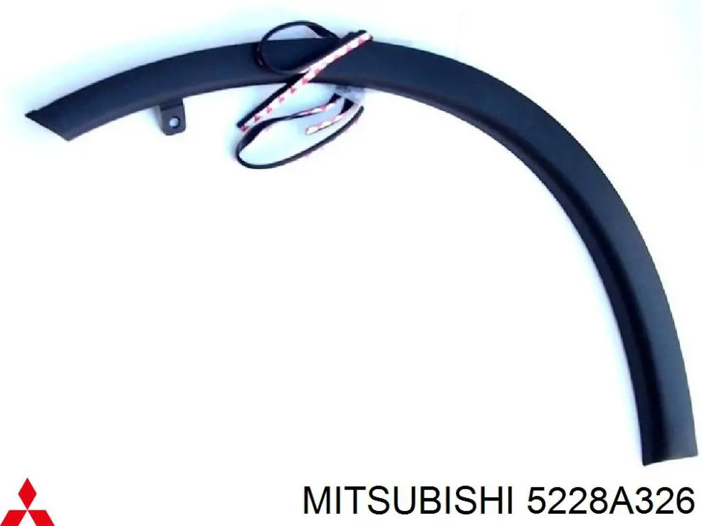 5228A326 Mitsubishi Expansor direito (placa sobreposta) de arco do pára-lama traseiro