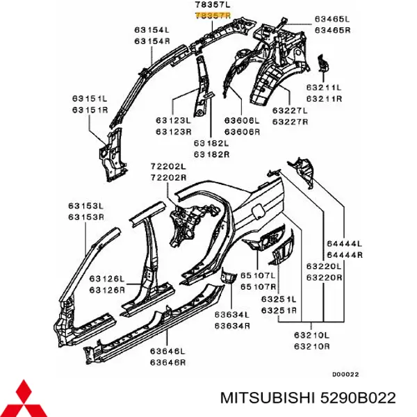 5290B022 Mitsubishi 