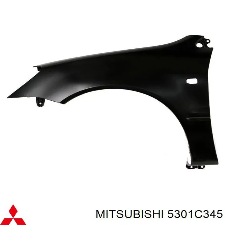 5301C345 Mitsubishi Pára-lama traseiro esquerdo
