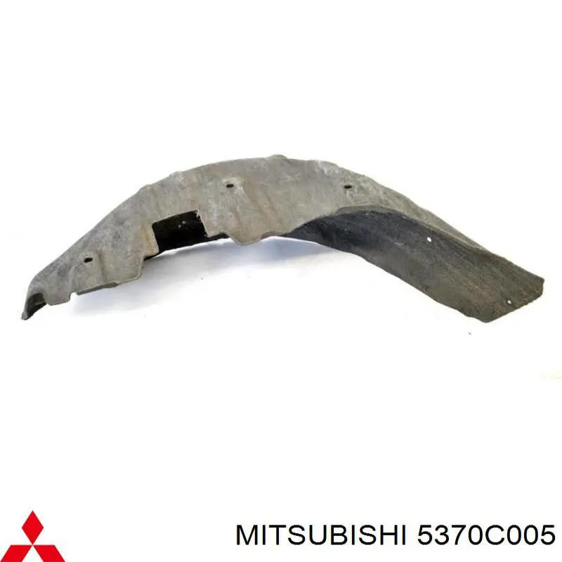 5370C005 Mitsubishi Guarda-barras do pára-lama traseiro esquerdo
