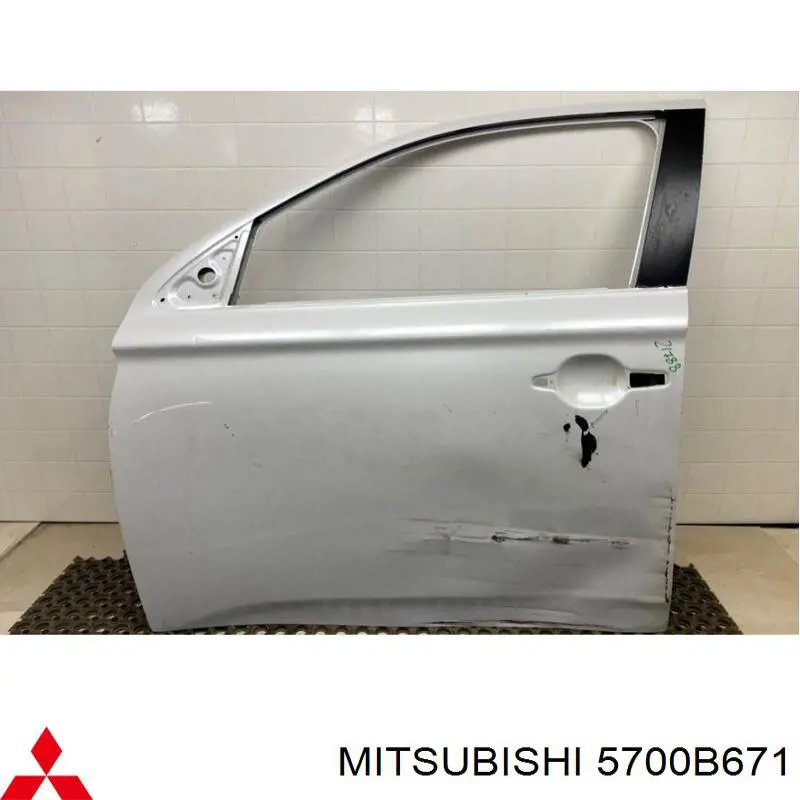 Porta dianteira esquerda para Mitsubishi Outlander III GF, GG