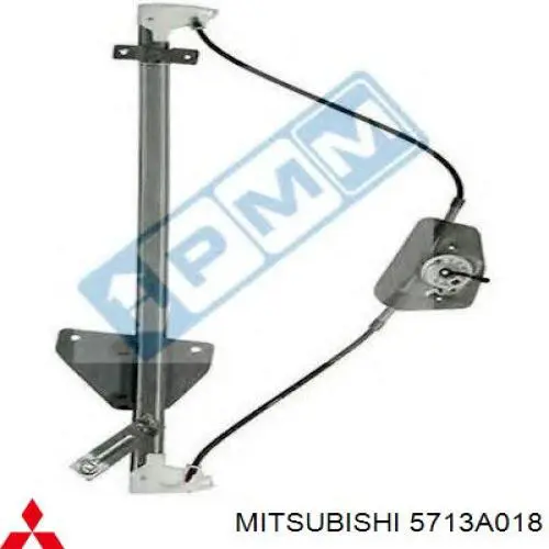 MR181922 Mitsubishi Mecanismo de acionamento de vidro da porta dianteira direita