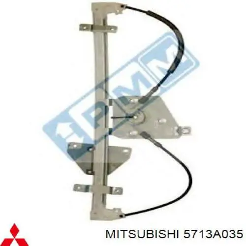 Mecanismo de acionamento de vidro da porta dianteira esquerda Mitsubishi 5713A035 preço, a partir de 62,71 USD
