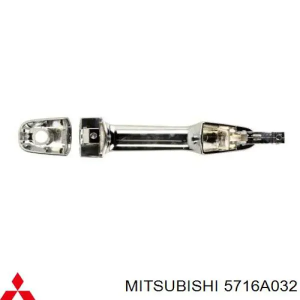 Compre 5716A032 Mitsubishi Maçaneta externa da porta dianteira