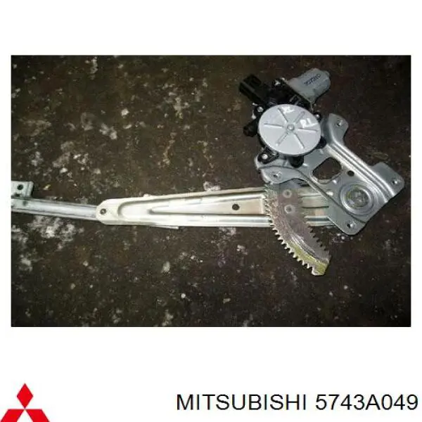 Mecanismo de acionamento de vidro da porta traseira direita Mitsubishi 5743A049 preço, a partir de 59,70 USD