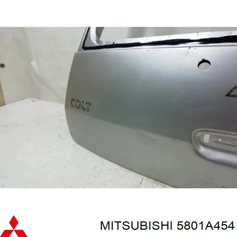 Compre 5801A454 Mitsubishi Porta traseira (3ª/5ª porta-malas (tampa de alcapão)