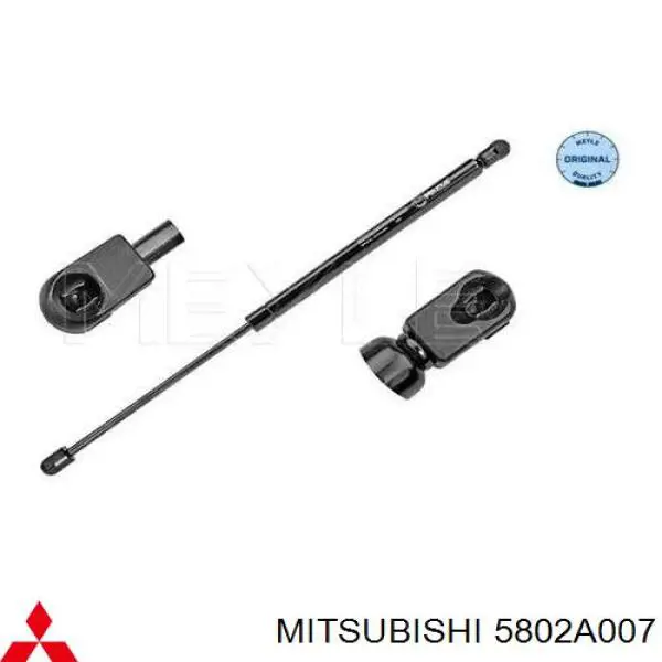 Amortecedor de tampa de porta-malas (de 3ª/5ª porta traseira) Mitsubishi 5802A007 preço, a partir de 26,50 USD