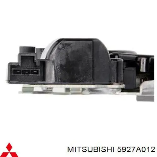 5927A012 Mitsubishi Fecho de tampa de porta-malas (de 3ª/5ª porta traseira)