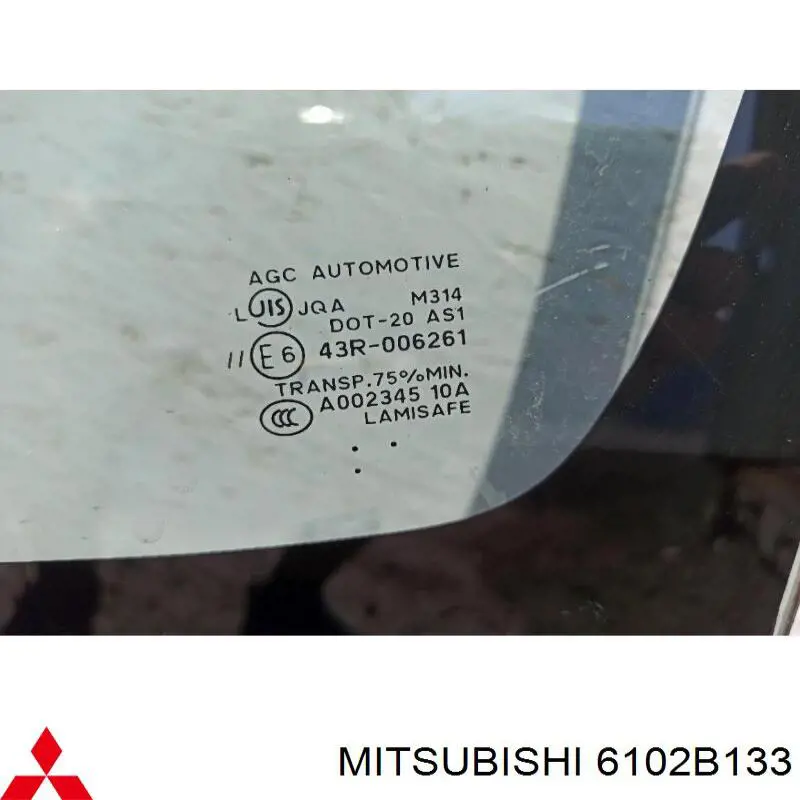 6102B133 Mitsubishi Pára-brisas