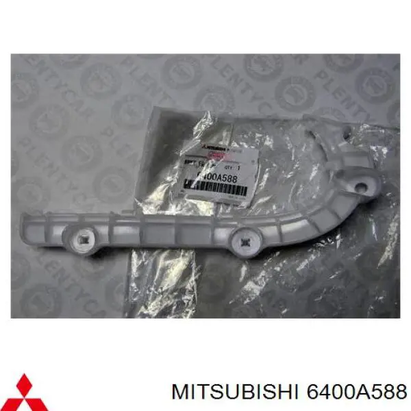 6400A588 Mitsubishi Consola externa direita do pára-choque dianteiro
