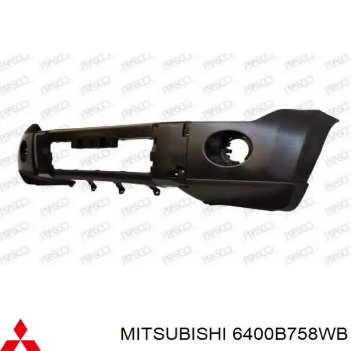 Pára-choque dianteiro Mitsubishi 6400B758WB preço, a partir de 174,36 USD