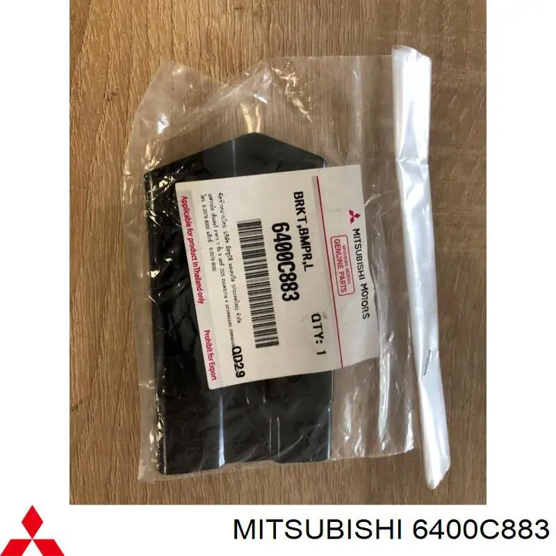 6400C883 Mitsubishi Consola do pára-choque dianteiro esquerdo