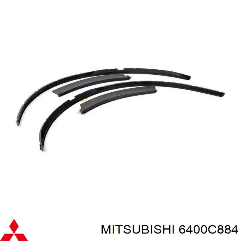 6400C884 Mitsubishi Consola do pára-choque dianteiro direito