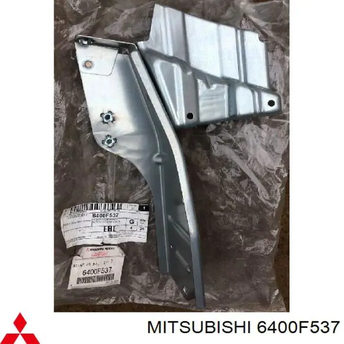 6400F537 Mitsubishi Consola de reforçador do pára-choque dianteiro