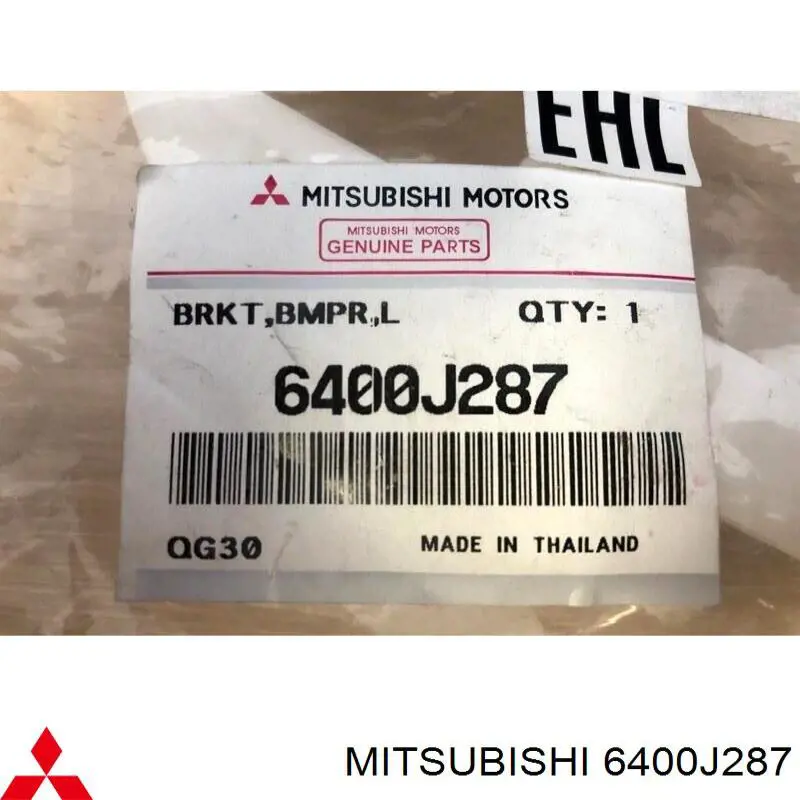 Consola do pára-choque dianteiro esquerdo Mitsubishi 6400J287 preço, a partir de 12,72 USD