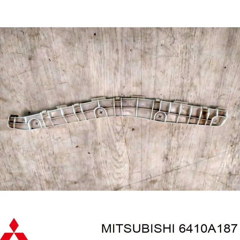 6410A187 Mitsubishi Consola esquerda do pára-choque traseiro externo