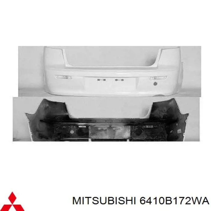 Pára-choque traseiro Mitsubishi 6410B172WA preço, a partir de 113,35 USD